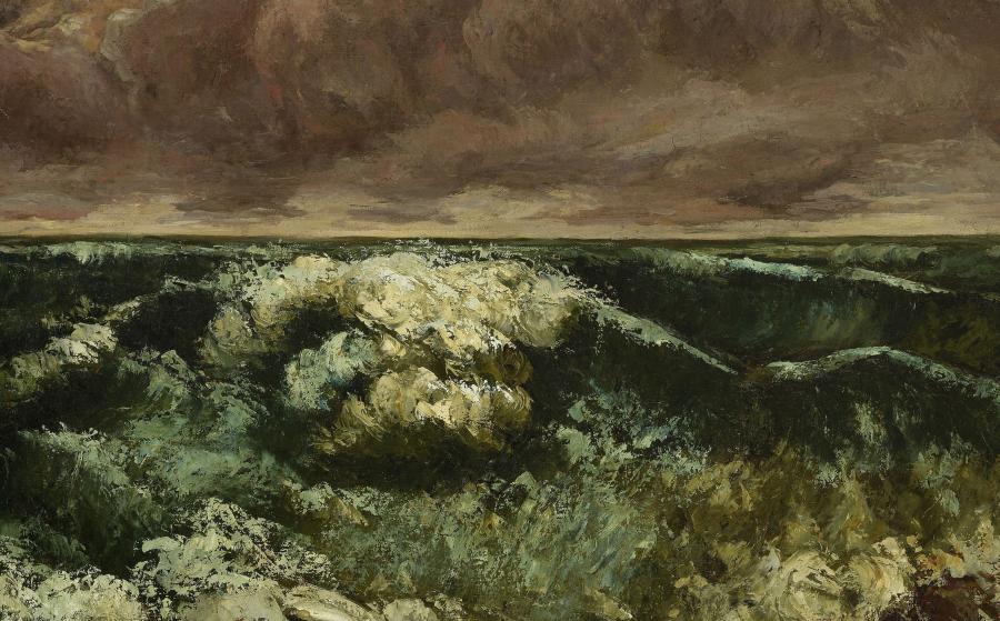Gustave Courbet, La Vague, 1870.