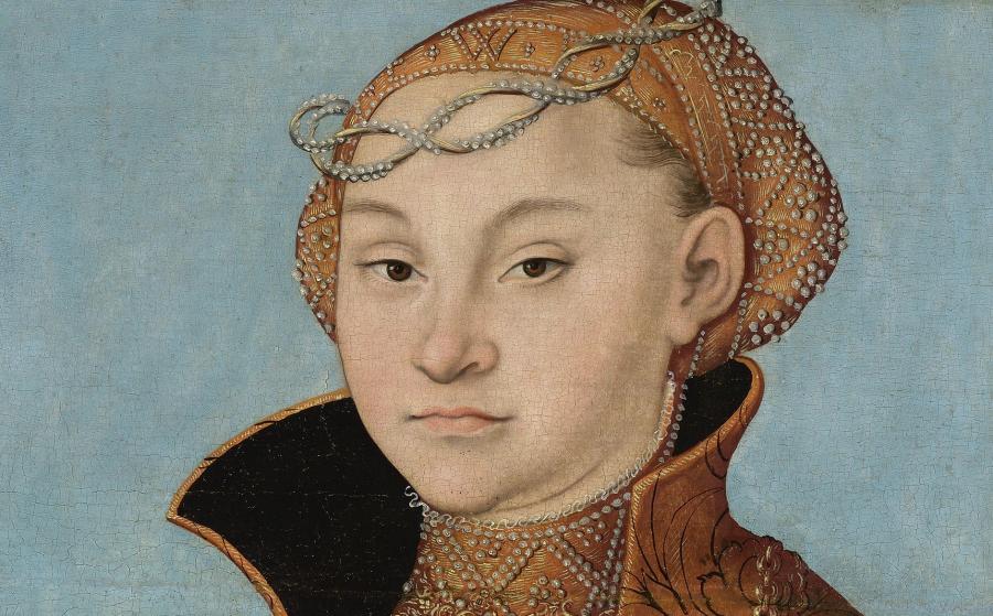Lucas Cranach, Portrait d'une noble dame saxonne, 1534.