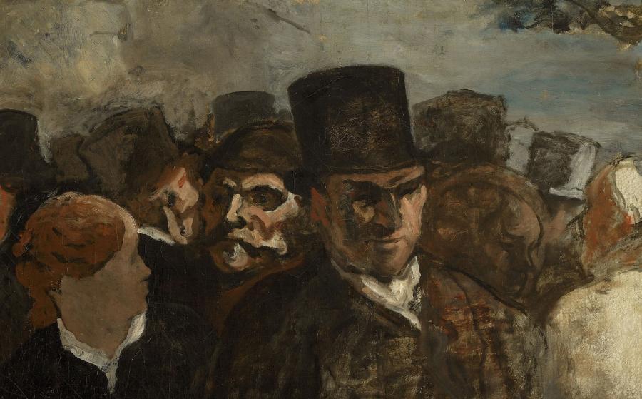 Honoré Daumier, Passants, Vers 1858-1860. 