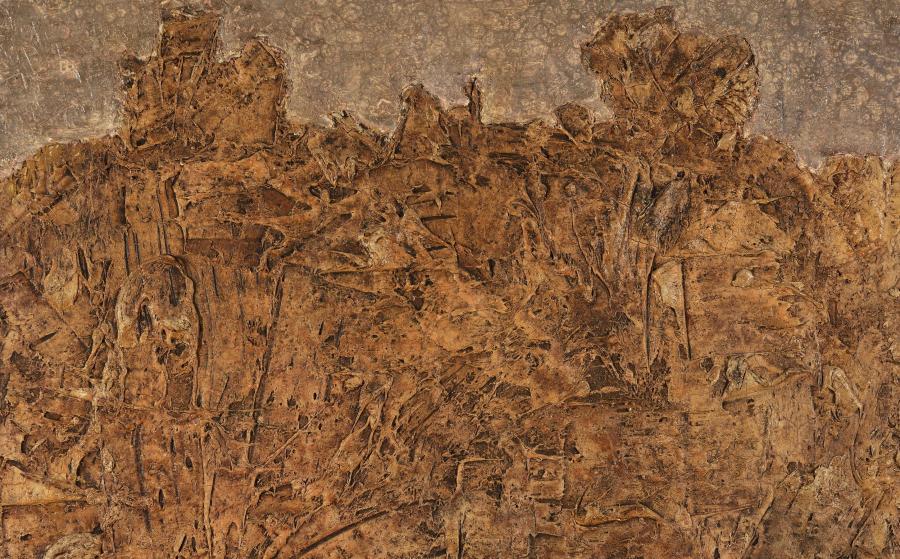 Jean Dubuffet, Paysage blond, 1952.