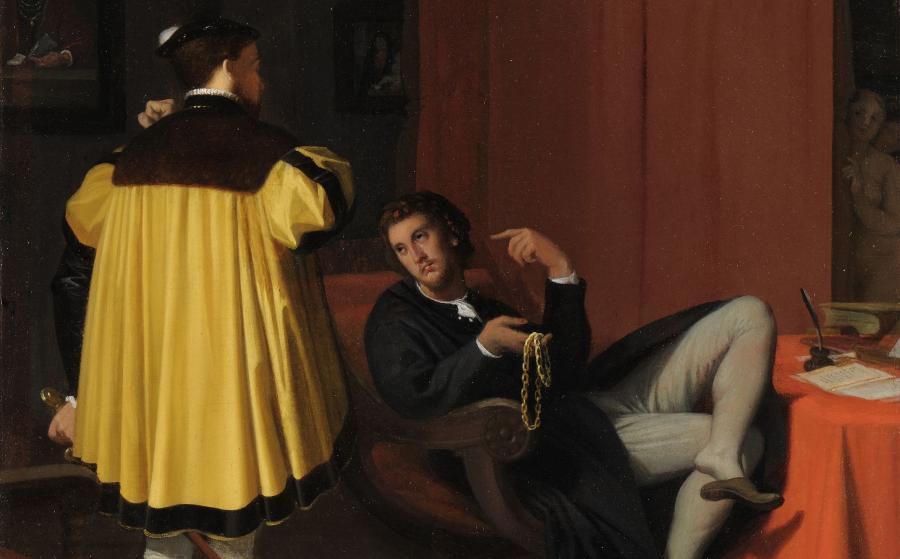 Ingres, L'Arétin et l'envoyé de Charlequint
