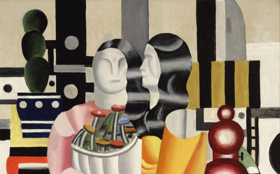Fernand Léger, Les Deux femmes au bouquet, 1921.