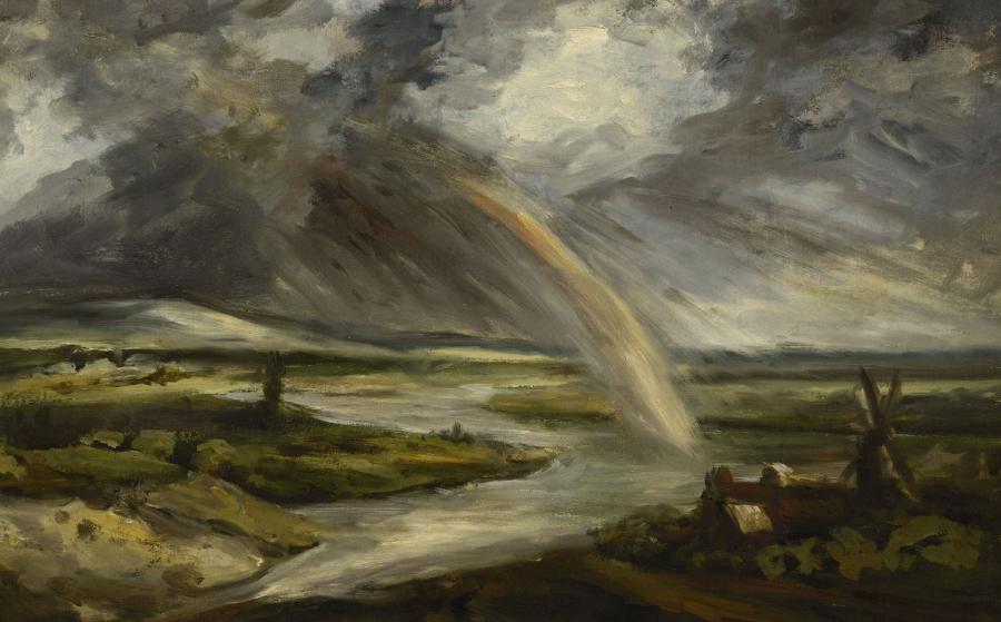 Georges Michel, L’Orage sur la vallée de la Seine, vers 1820-1830.