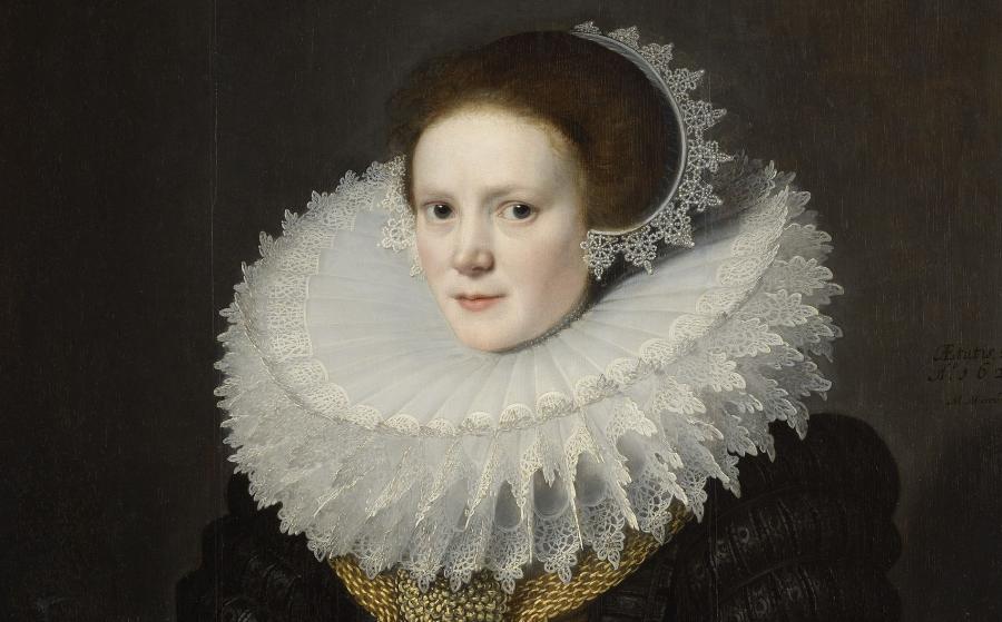 Michiel Jansz Van Miereveld, Portrait de femme, 1625. 