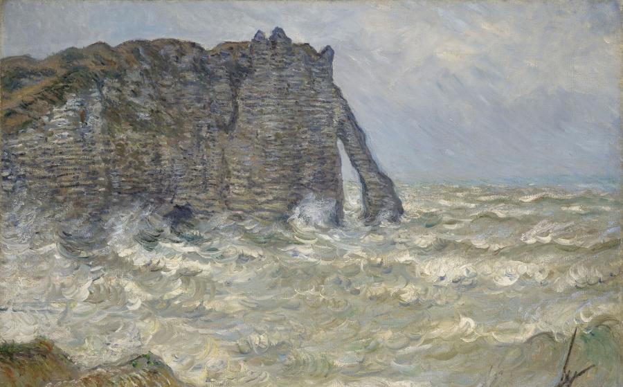 Claude Monet, Mer agitée à Etretat