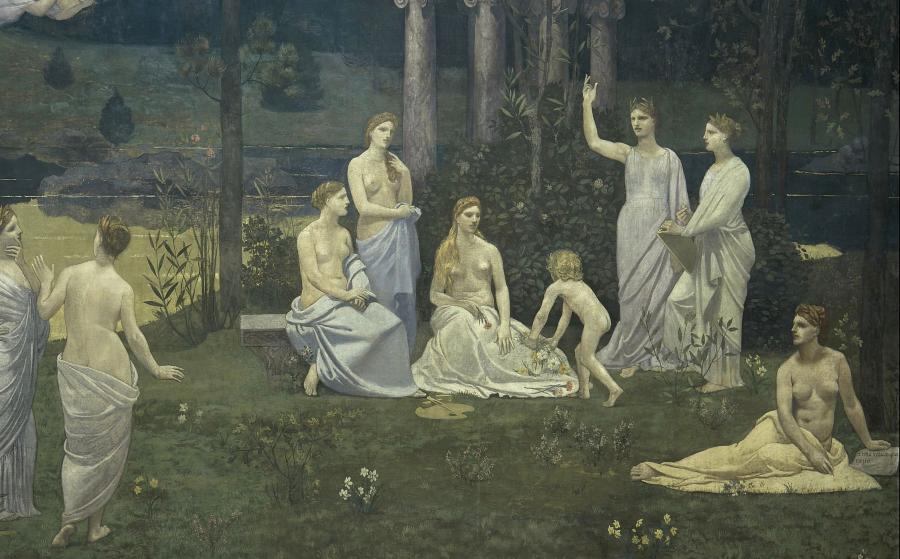 Pierre Puvis de Chavannes, Le Bois sacré cher aux arts et aux muses, XIXe siècle
