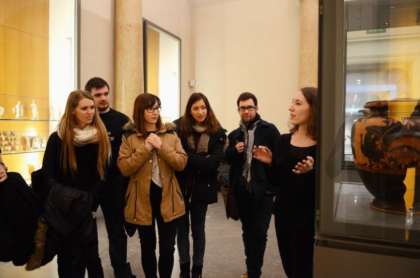 étudiants en visite