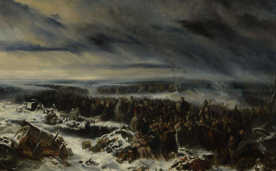 Nicolas Toussaint-Charlet, Episode de la retraite de Russie, 1836.