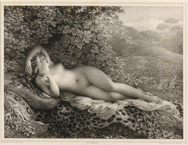 Hyacinthe Aubry-Lecomte (1787-1858) et Anne Louis Girodet (1767-1824), Érigone, 1822