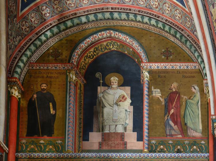 L'Abbé Doctrovée, saint Germain, le roi Childebert Ier et la reine Ultrogothe
