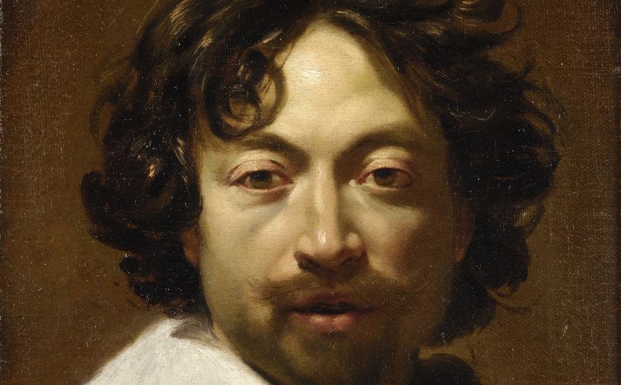 Simon Vouet, Autoportrait, vers 1626-1627.