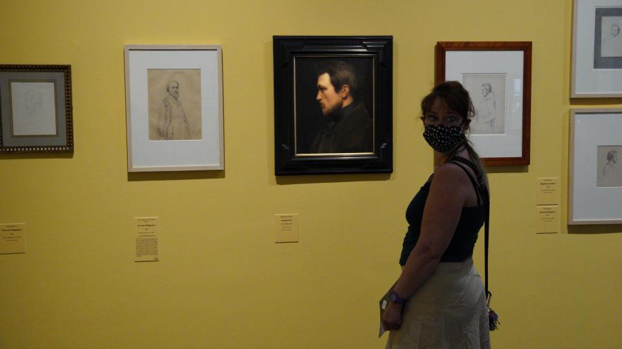 dessins dans l'expo Flandrin