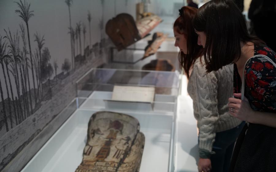 Vernissage de l'exposition A la recherche des hiéroglyphes