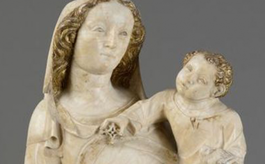 Sculpture Vierge à l'Enfant