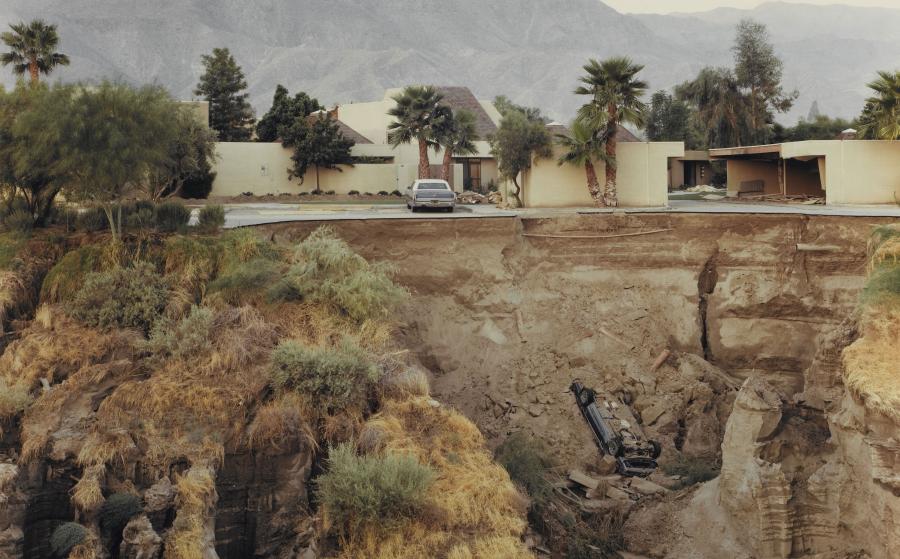 Joel Sternfeld, After a flash flood, Rancho Mirage, California July 1979