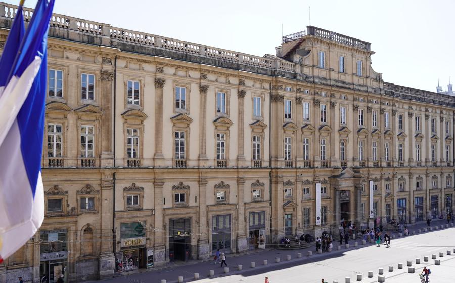 Facade du musée des Beaux-Arts de Lyon