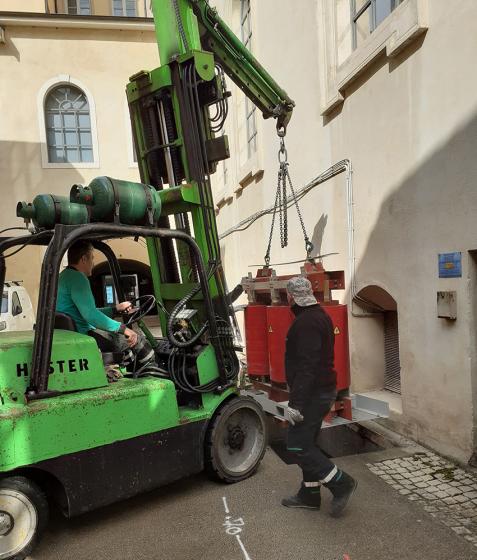 transport transformateur