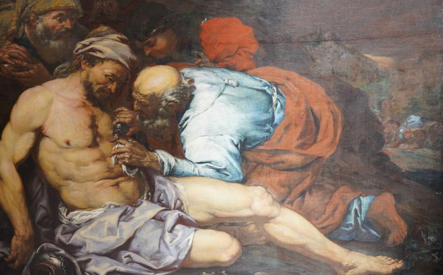 École italienne, XVIIe siècle, Le Bon Samaritain