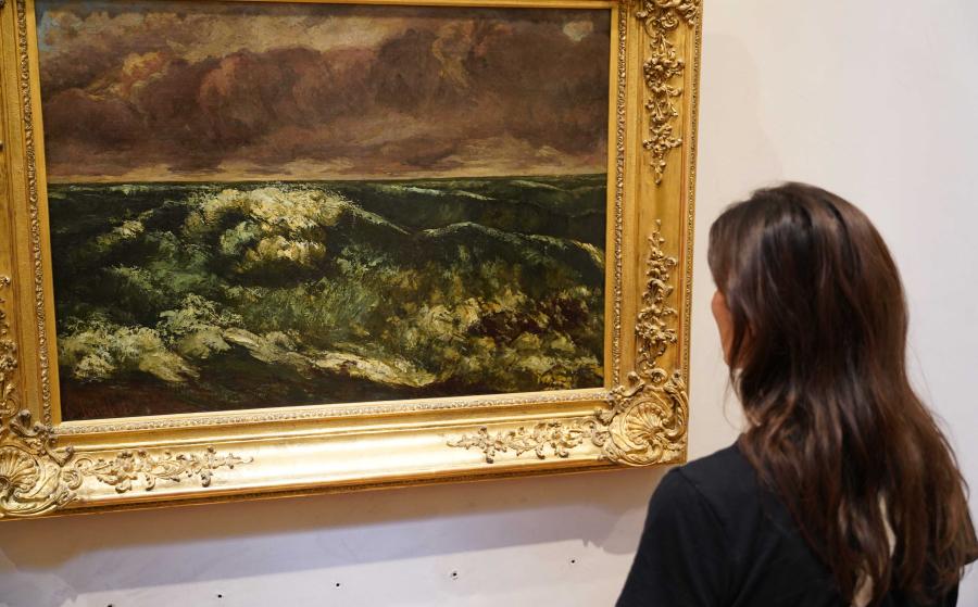 Courbet la vague