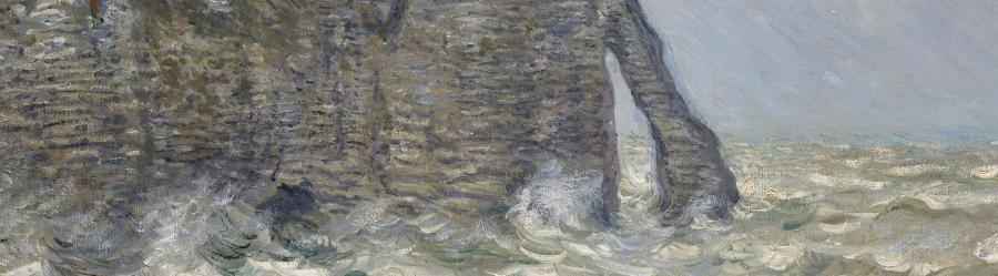 Claude Monet Mer agitée à Etretat