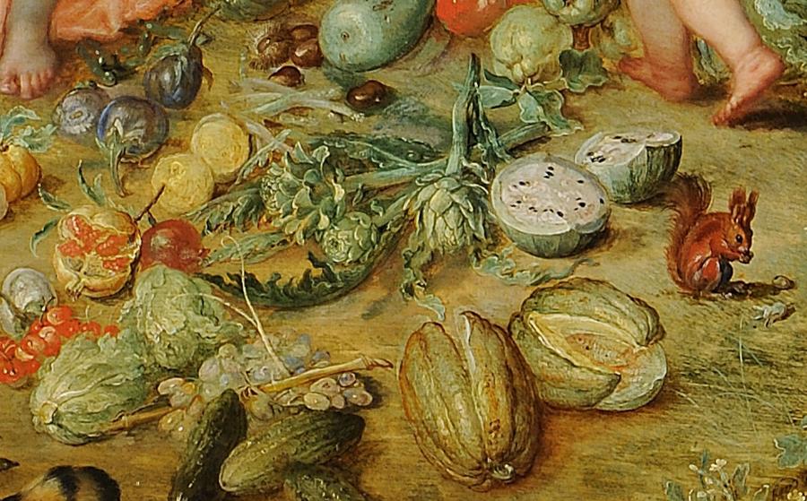zoom tableau brueghel la terre
