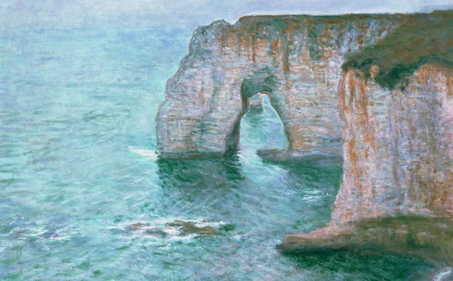 Tableau de la porte d'Étretat de Monet