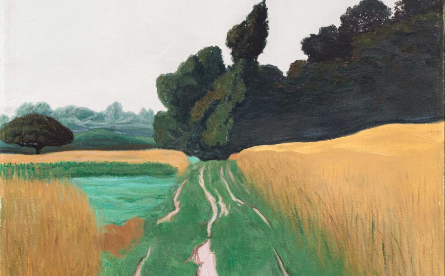 Félix Vallotton, Chemin sous la pluie, 1914
