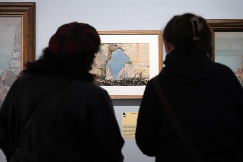 Jean Francis Auburtin, Étretat, la Manneporte, 1898