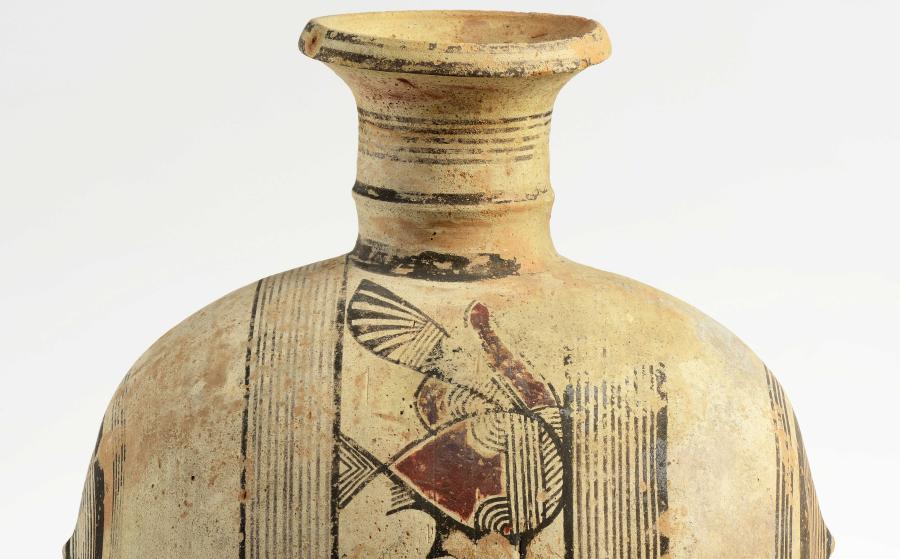 Cruche-tonneau Bichrome IV