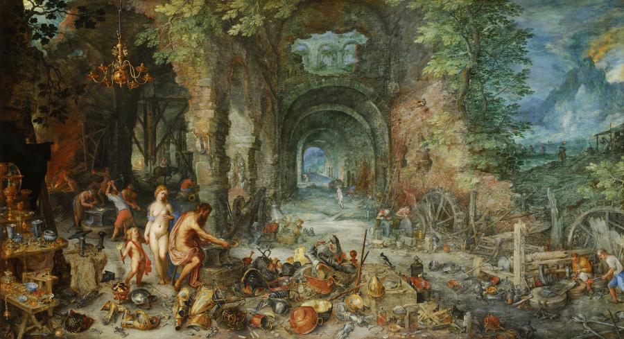 Jan Brueghel l'Ancien, Le Feu,1606.