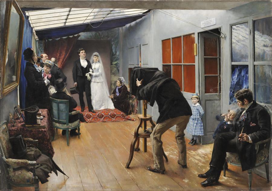 Pascal Dagnan-Bouveret, La Noce chez le photographe, 1879.