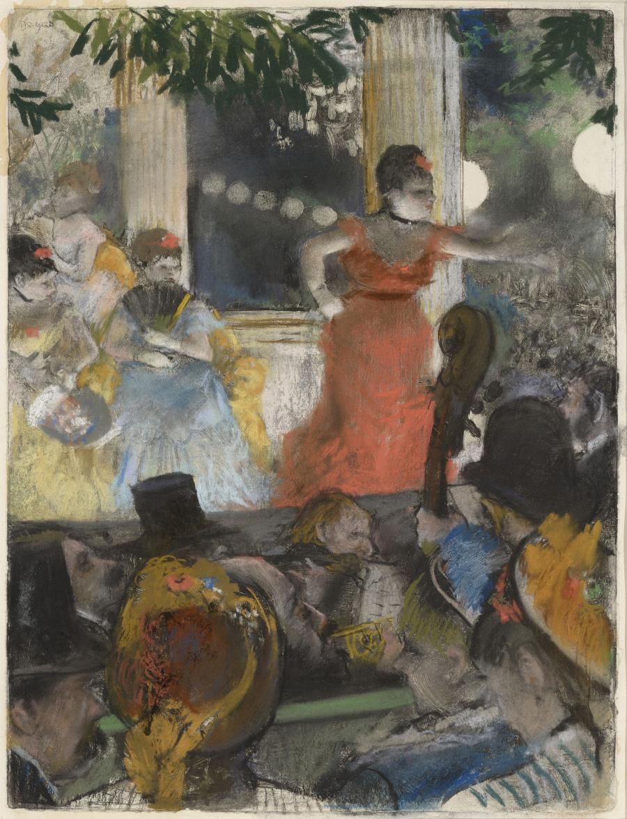 Edgar Degas, Le Café-Concert des Ambassadeurs, 1876-1877.