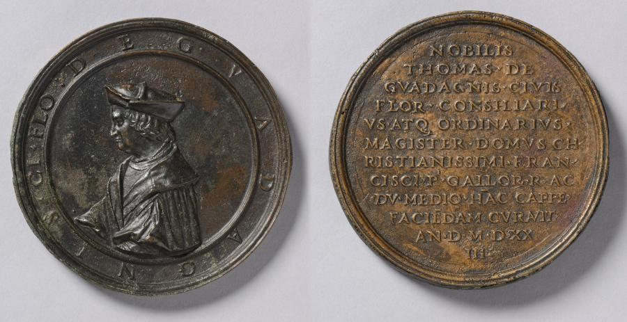 Jacques Gauvin, Médaille deThomas Gadagne, 1523. 