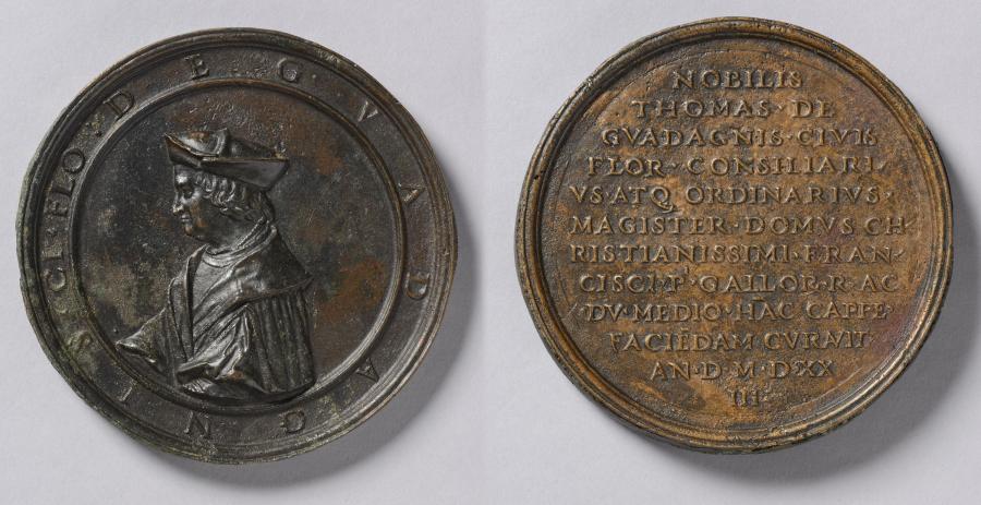 Jacques Gauvin, Médaille deThomas Gadagne, 1523.