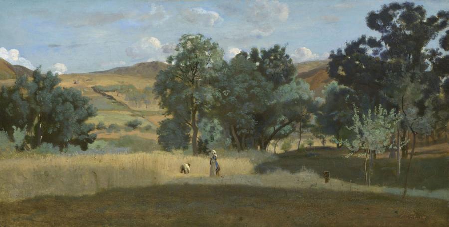 Corot, Champ de blé dans le Morvan