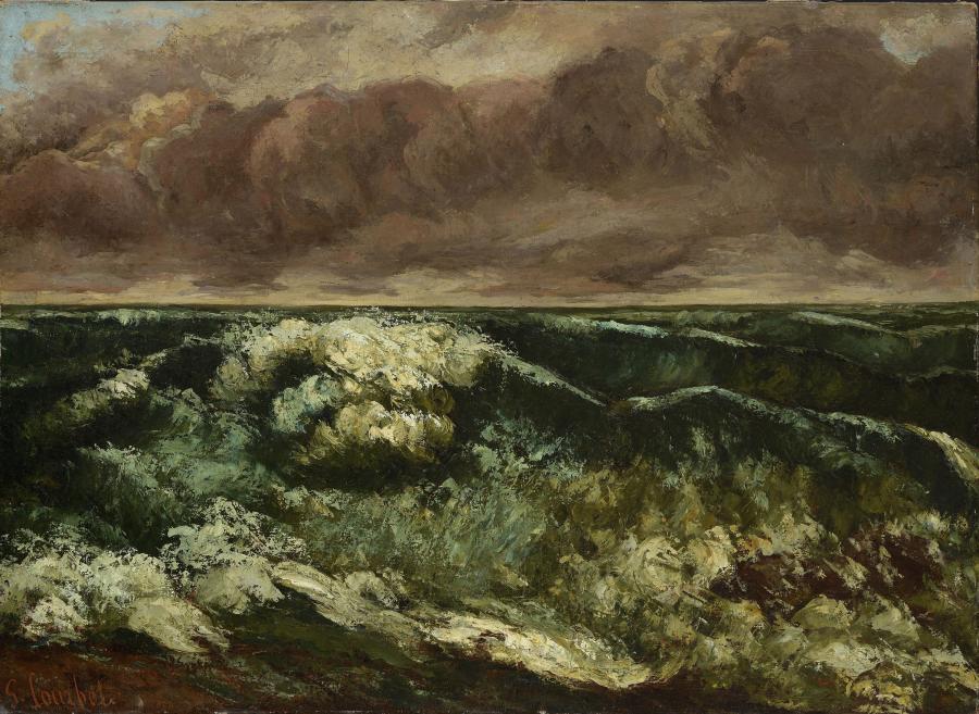 Gustave Courbet, La Vague, 1870.