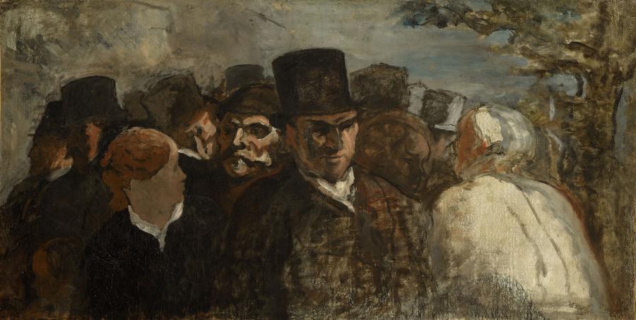 Honoré Daumier, Passants, Vers 1858-1860. 