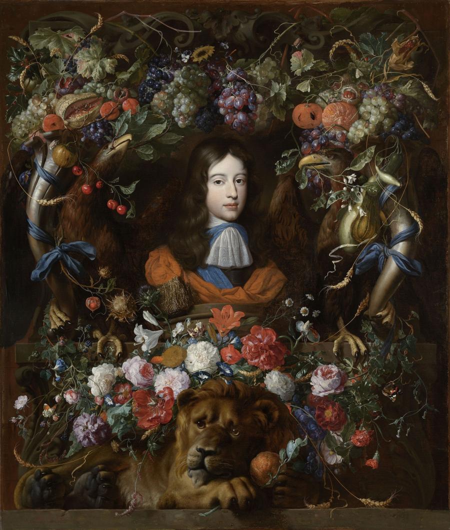 Jan Davidsz de Heem, Portrait de Guillaume III d'Orange, vers 1661-1672.