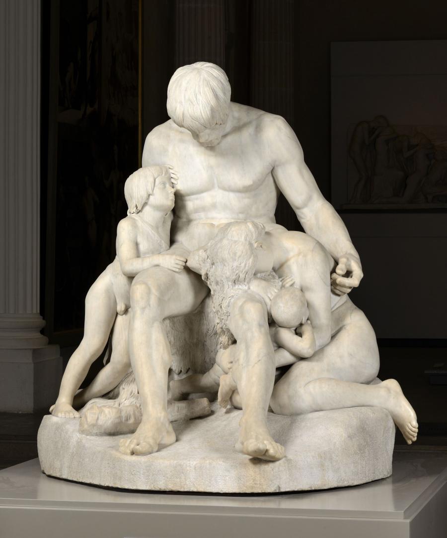 Antoine Etex, Caïn et sa race maudits de dieu, 1832-1839.