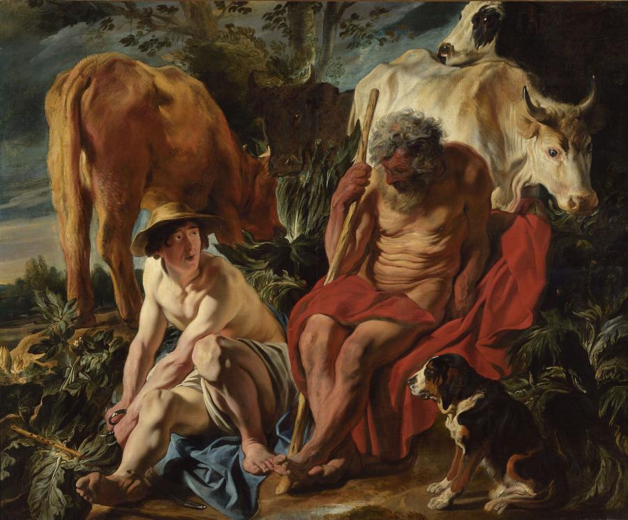 Jacob Jordaens, Mercure et Argus, vers 1620.