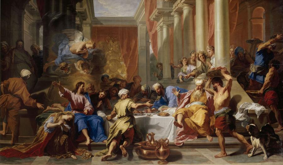 Jean-Baptiste Jouvenet, Le Repas chez Simon, ca 1706.