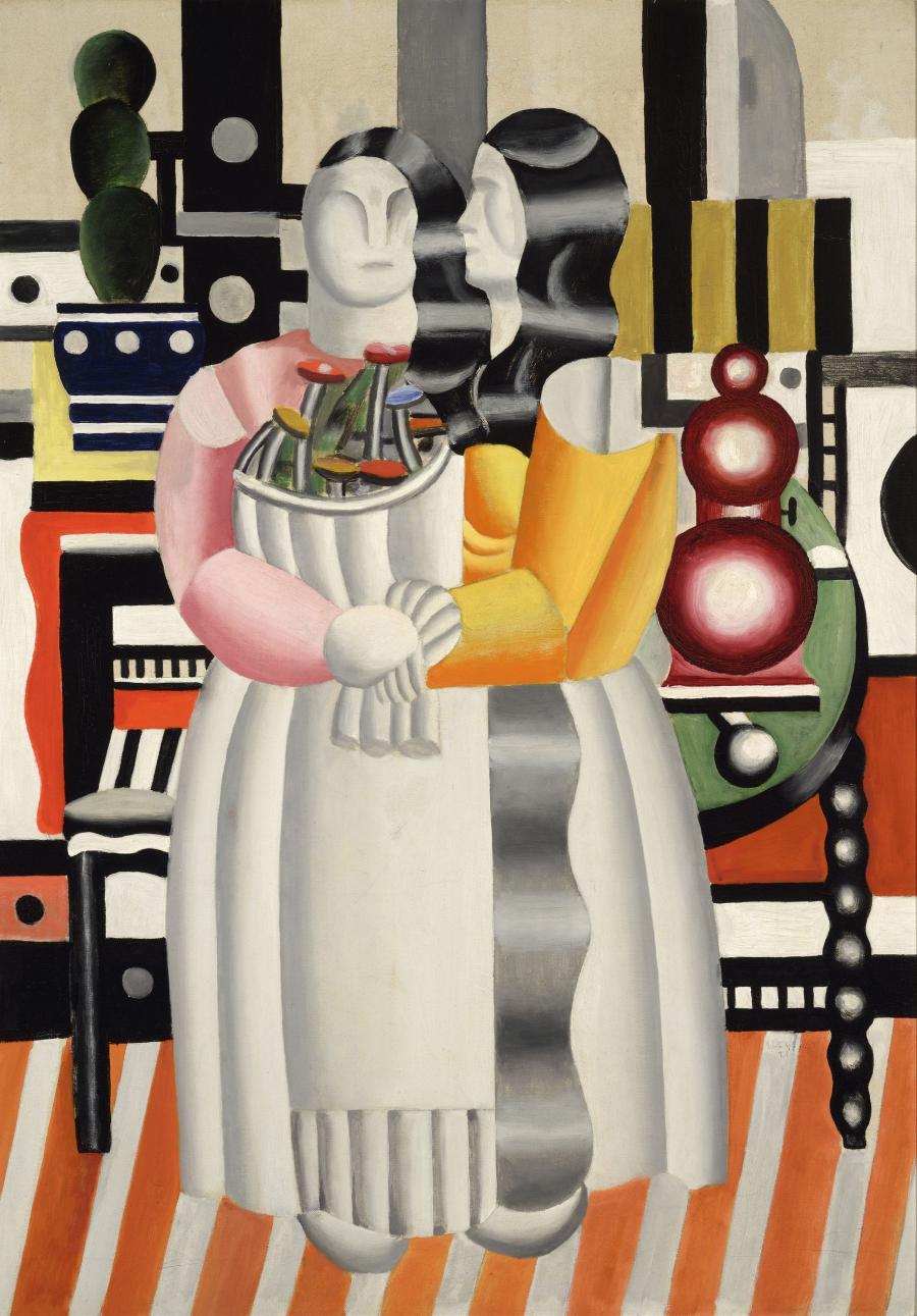 Fernand Léger, Les Deux femmes au bouquet, 1921.