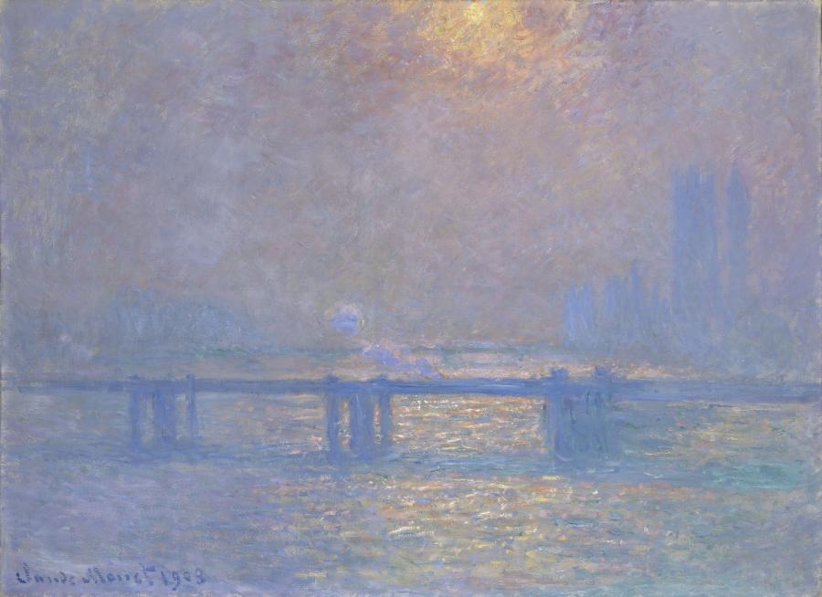 Claude Monet, Charing Cross Bridge, la Tamise,1903.