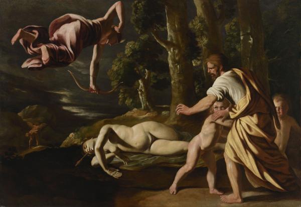 Nicolas Poussin, La Mort de Chioné, 1619-1622. 