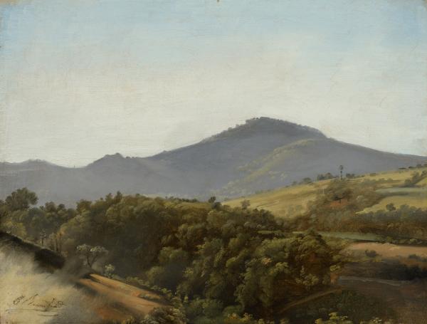 Le Monte Cavo vu de Marino, Bonnefond